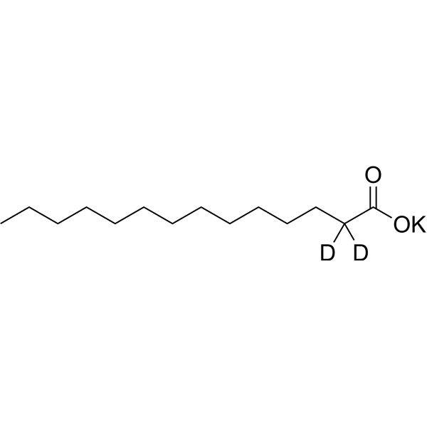 Tetradecanoate-d2 potassium 352438-85-8